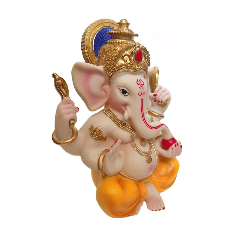 Resin Crafts Indian Diwali Gifts For Home Decor Hindu Lord Ganesha Idol