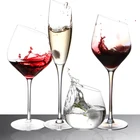 Glass China Handmade Lead-free Crystal Popular Good Quality Oblique Red Wine Glass Champagne Glass Whisky Glass