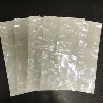 2020 White Mother of Pearl Shell Soft Adhesive Paper Veneer Sheet for Home Decorations