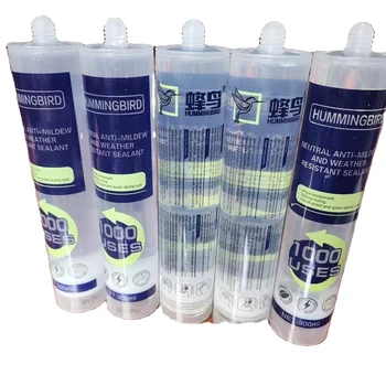 Manufacturer OEM  Crystal High Bond Strength Modified Silicone  Fast Cure Clear Ms Polymer  neutral Sealant