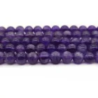 Purple Beads Purplestone Natural Purple Amethyst Gemstones Smooth Round Beads 4mm 6mm 8mm 10mm 12mm