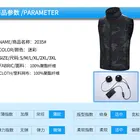 China Supplier Cooling Ultraviolet Proof Windproof Waterproof Green Summer Air Conditioning Vest