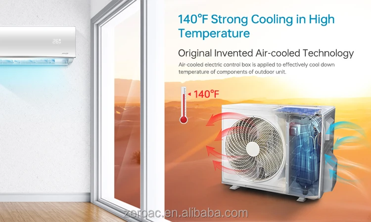 Mini Split Air Conditioner, R410A, R32, SEER17-19, 18000Btu - detail 18
