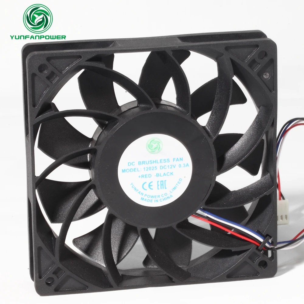 Axial Cooling Fan, 120x120x25mm, 24V/12V - detail 2