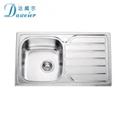 Bowl Bowl Sink Stainless China Wholesale Products Kitchen Sink Single Bowl Drain Board Stainless Sink
