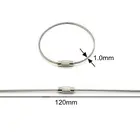 Silver Rope Chain Silver YIWANG Fashion Design Silver Stainless Steel Wire Rope Key Chain