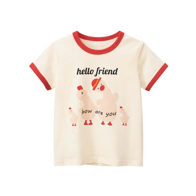 2022 New Hot Sell Summer Girls T Shirt Baby Tee Kids Tops Children Fashion Clothes Top Tees