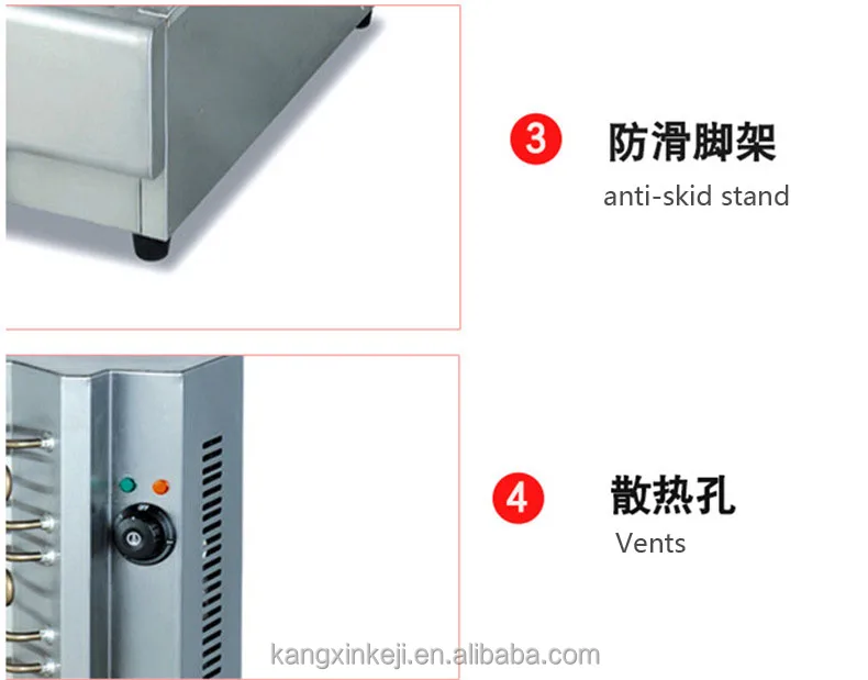 Commercial Rotary Gas Doner Kebab Making Machine Shawarma Kebab Machine