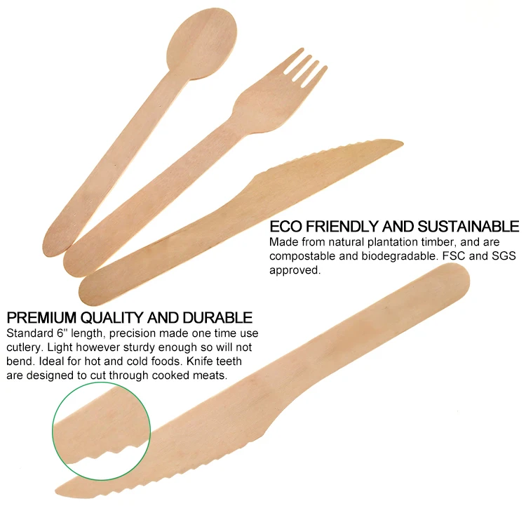 Disposable Wooden Spork 140 Mm Length Ice Cream Spork 100 Ecofriendly