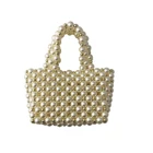 Bag Pearl Square Bag Small DIY Hand-woven Material Bag Leisure Pearl Portable Beaded Bag