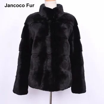 High Quality Luxury Mink Fur Jacket Winter Thick Warm Womens Genuine Mink Fur Coat
