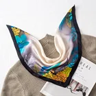 Scarf Plain Crepe Satin Print Thin And Light Mulberry Silk Scarf 53cm*53cm Small Silk Square Scarf Women