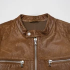 Jacket Mens Jackets High Quality Motorcycle Jacket Zipper Mens Genuine Leather Jackets Wholesale