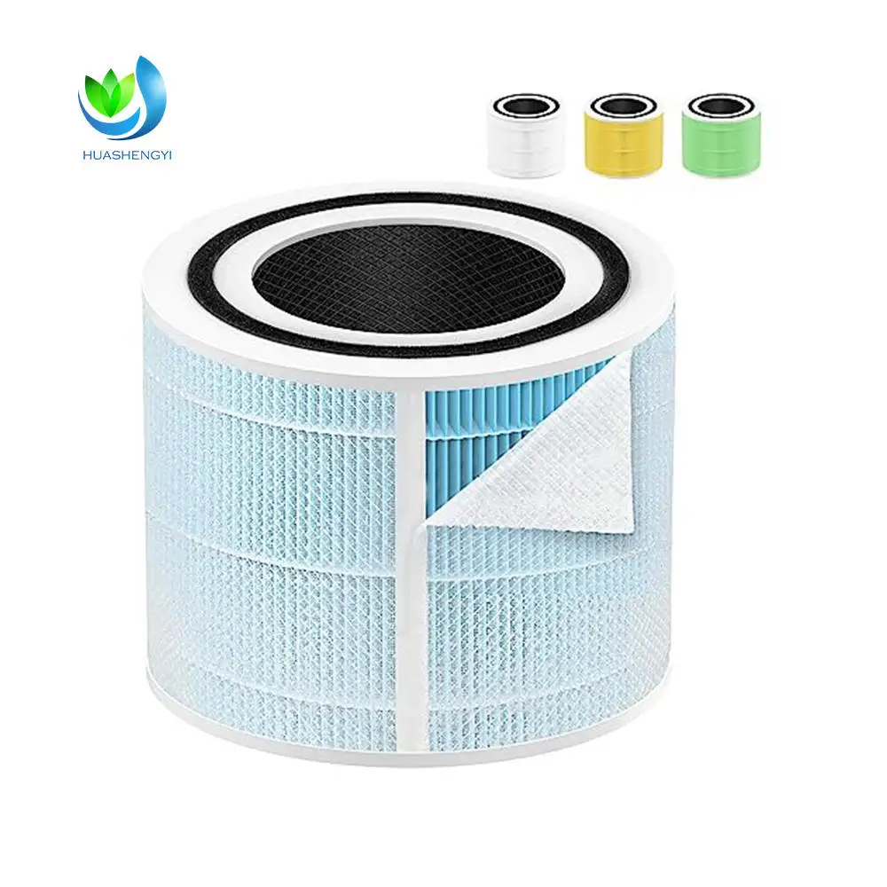 Walson Household Smart Air Purifier Filter Active Carbon Filter Cartridge True Hepa Filter Replacements for Levoit Core 300S-RF details