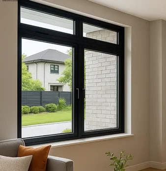 AS2047 Certified Modern Swing Thermal Broken Aluminum Alloy Glass Casement Windows for Villa Use Energy Star Qualified