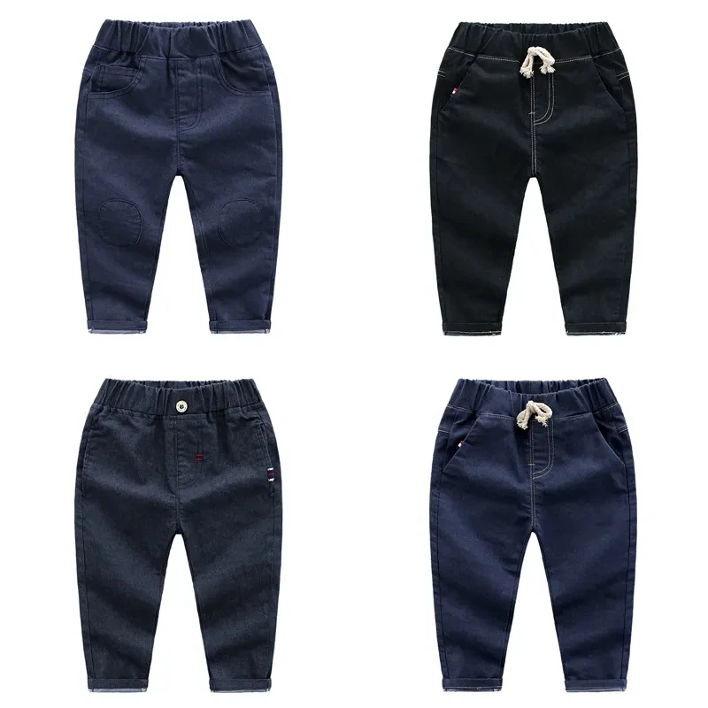 Custom 2024 New Boys Jeans 4-8 Years Old Boys Children's Pants Casual Denim Jeans Unisex Long Pants