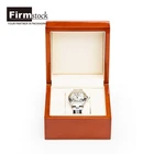 Finish Watch Solid Wood Velvet Glossy Finish Wholesale Personalized Logo Custom Luxury Watch Box Case