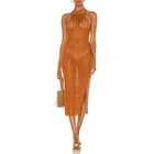 Dress Custom Midi Cover-ups Tank Backless Bodycon Knit Mesh Summer Stylish Sexy Casual Dress