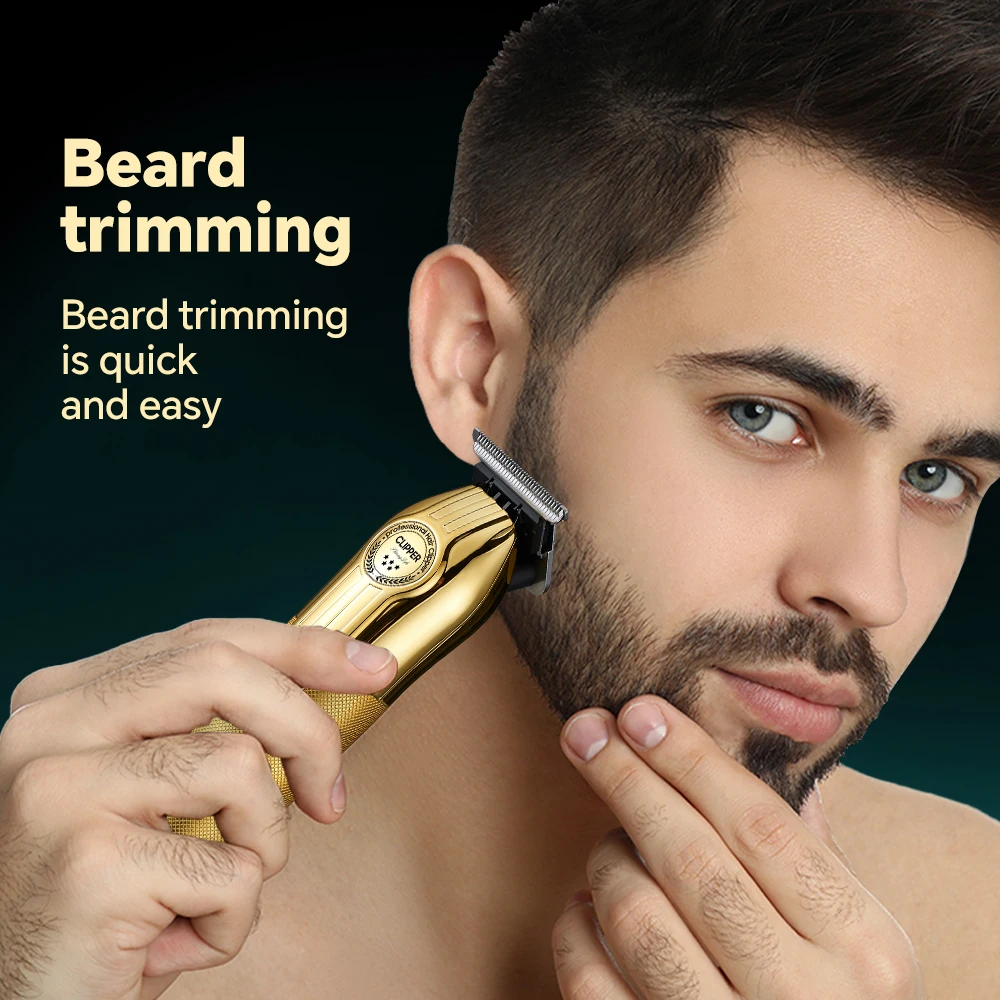 Professional 2-in-1 Mother-Child Electric Hair for Clipper Set Adjustable Pitch Whisker Trimmer Durable Stainless Steel Blade factory