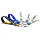 Silicone Wristband Custom Rubber Keychain Fashion Logo Brand Name Soft Silicone Wristband Keychain