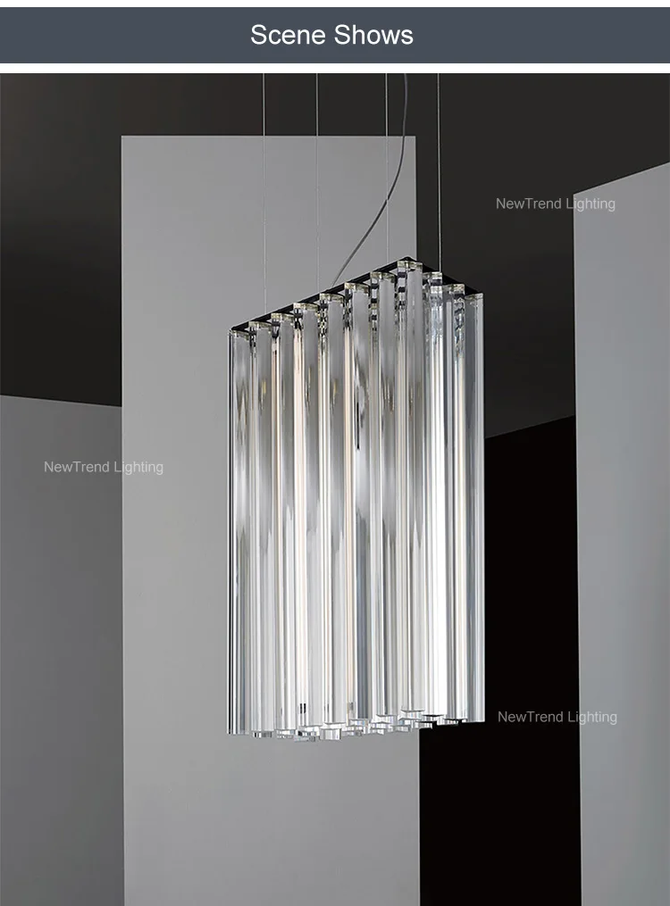 CPL-357 Contemporary Design Custom Pendant Light Indoor Decoration Hotel Villa Staircase Modern Led Chandelier factory