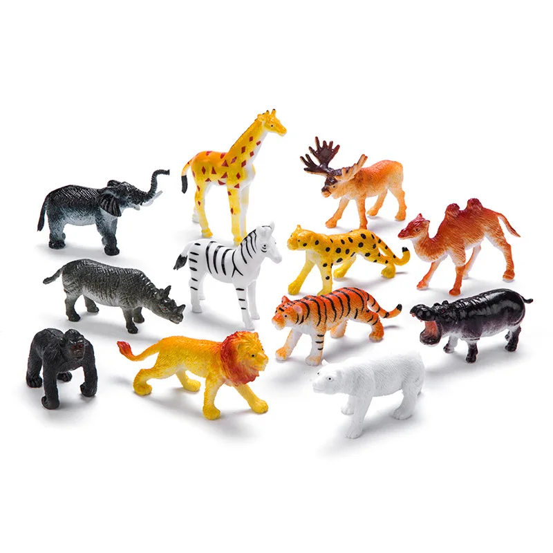 12 Pcs Safari Realistic Wild Animals Figurines Plastic Jungle Animals Toys  Set Educational Toys For Toddler Party Supplies - Buy Educational  Toys,Other Toys,Science Toys Product on 