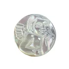 Gemstone Custom Diy Jewelry Accessory Angel Natural Mother Of Pearl Shell Gemstone Wholesale