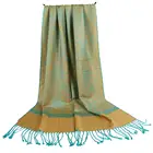 Scarf Silk Pashmina Scarf Two-sided Pashmina Scarf 70 Pashmina 30 Silk For Russian Pashmina