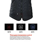 Vest SUNMAS OEM ODM USB 5V Or 7.4V Electric Heated Vest With Safe Carbon Fiber
