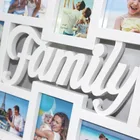Decorative Family Decoration Frame Factory Direct Decorative Creative Plastic Family Wall Decoration Photo Frame