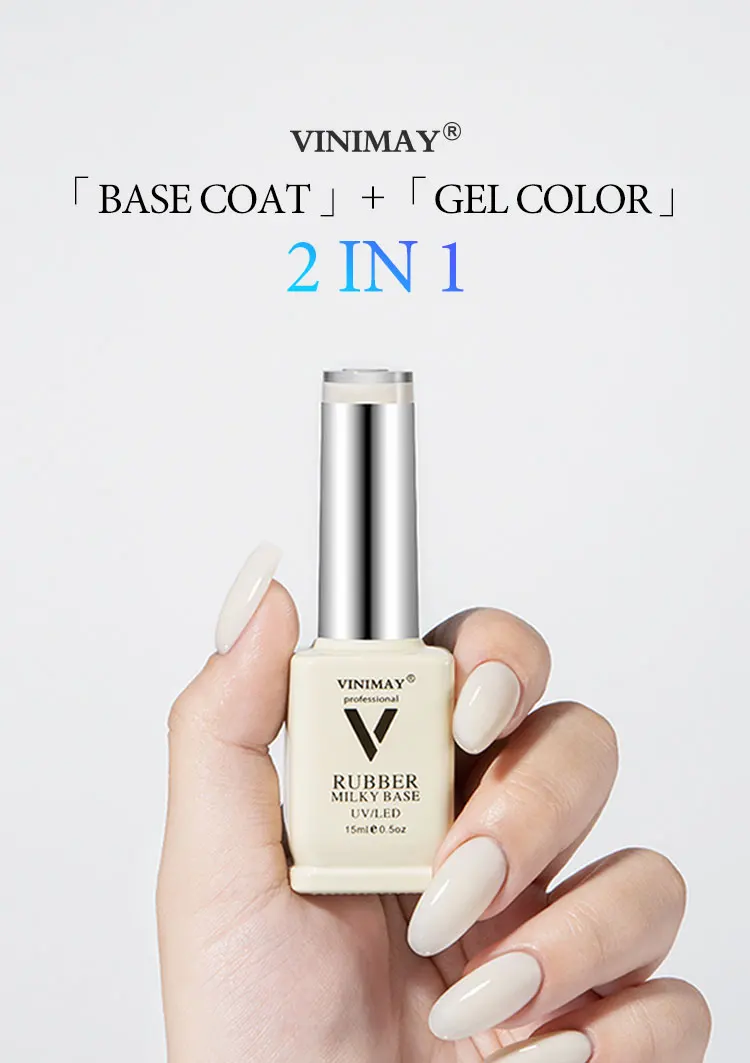 product vinimay rubber milky base gel nail polish 2 in 1 camouflage macaron color gel polish set 12 color thickening uv gel for nail art-4