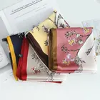 Silk Custom Design Accept Style Crepe Satin Digital Printing 100% Pure Silk Scarves For Women