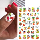 Nail Sticker Wholesale Abstract Nail Sticker For Nail Art Decoration Adhesive Diy Graffiti Leaf Nail Decals