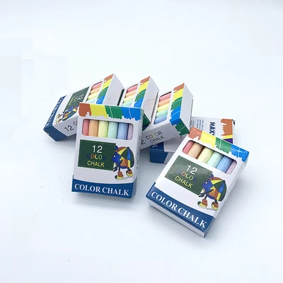 Factory Cheap Wholesale 100 Pcs Chalk White and Color School Blackboard Chalk