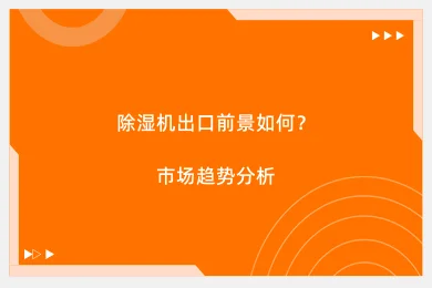 除湿机出口前景如何?市场趋势分析