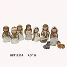 Holy Family Holy Family And 3 Kings Inspirational Religious Christmas Resin Nativity Scene Set