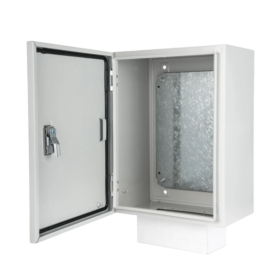 IP54 Waterproof Steel Electrical Enclosure Outdoor Telecom Cabinet Lock Wall Mount Metal Distribution Box for Power Control details