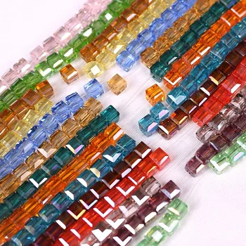 Wholesale Square Crystal Beads Yiwu Jewelry Beads For Bracelets And Necklaces