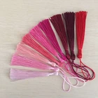 Earrings Tassel Silk Tassels Polyester Tassel Earrings Jewelry