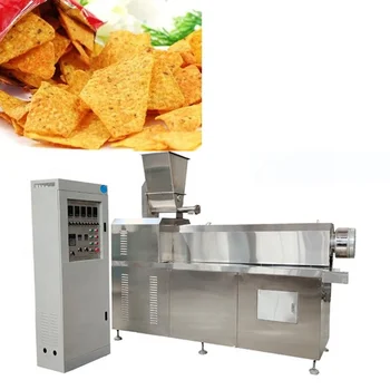 Automatic Industrial Frying Snacks Food Equipment Corn Chips Tortilla Processing Machine