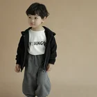 OEM Child Zipper Up Little Boy Soft Knitting Fabric Cartoon Printed Good Quality Casual Cute Boy Hoodies