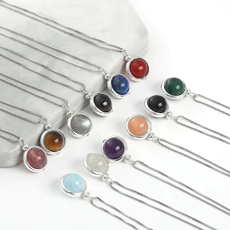 Sterling Silver 925 Necklaces 12 Zodiac 
