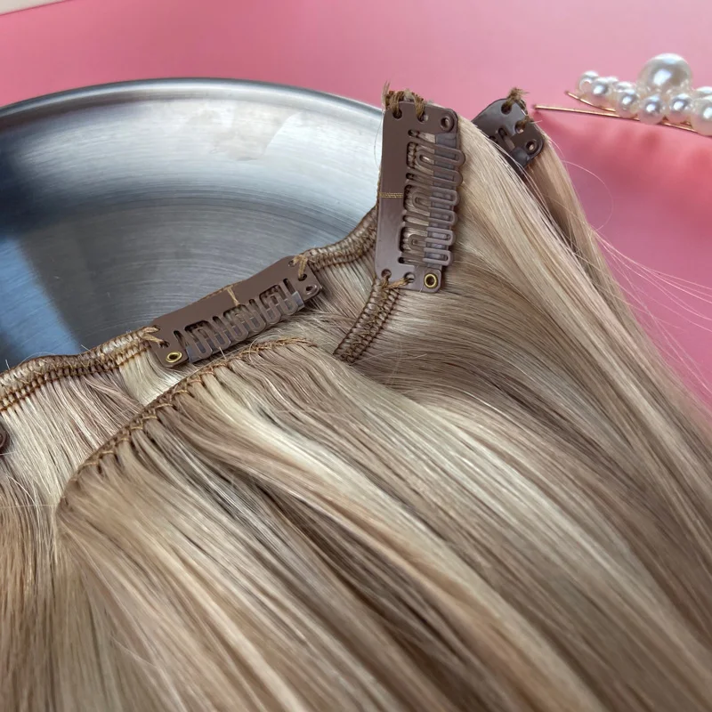 Wholesale Real Remy Seamless Clip In Hair Extensions Cuticle