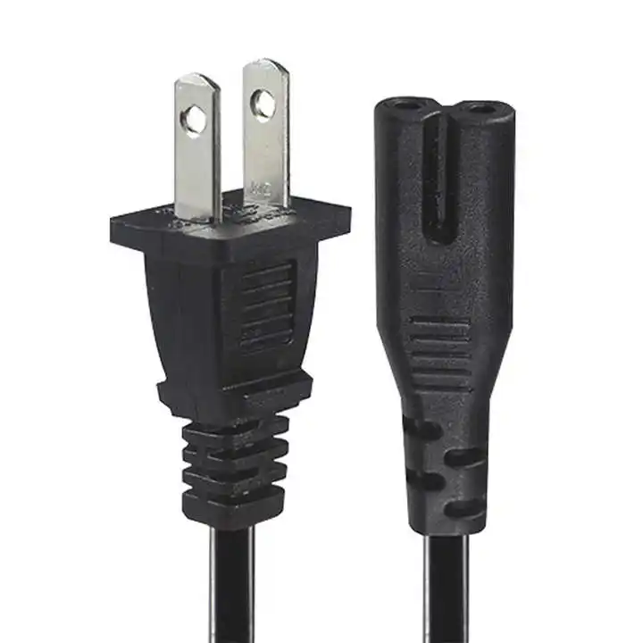 Schuko 2 Pole CEE7/17 TO IEC C7 Euro AC Power Plug Vde Cord for home appliance laptop