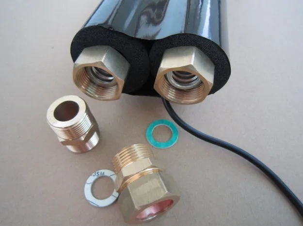 Professional Insulated Piping System for Solar Thermal Collector Tank Pre-Insulated Single Solar Pipes Corrugated Water details