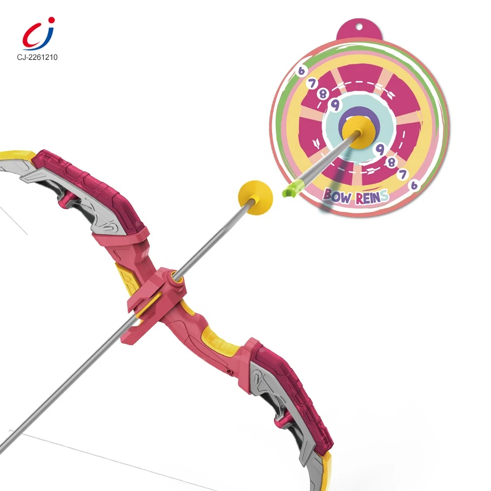 Chengji hot trending outdoor sport kids toys shooting target game bow and arrow archery toy set for kids