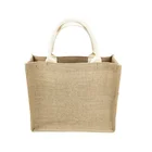 Shopping Bag Recycle Promotional Cheap Natural Recycle Carry Jute Shopping Bags