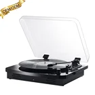 Player High Quality Piano Coating Gramophone Record Player Vinyl Turntable With Aux In/rca Out/built-in Speakers