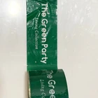 Green Tape Green Tape White Color Image Printed Green Color Custom Tape