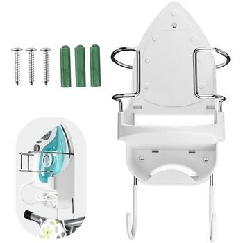 Hanger wall mount ironing board Holder for Laundry Rooms Storage Organizer Electric Iron Holder Household Bathroom Shelf